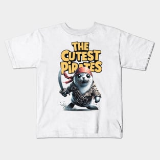 Harp Seal - The Cutest Pirates Kids T-Shirt